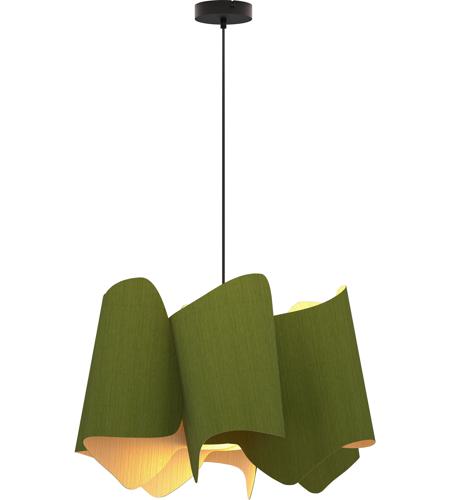 Bruck Lighting WEPCAM/67/GRN/ASH Camila 1 Light 26 inch Green Pendant Ceiling Light in Green/Ash, WEP Collection photo