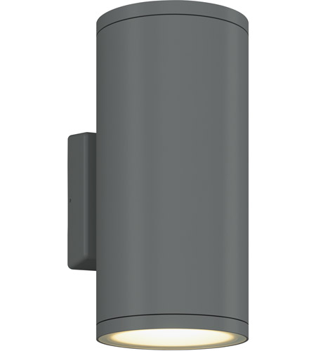 Bruck Lighting EXT/6UD/24/BK Outdoor Cylinder LED 13 inch Anthracite Outdoor Wall Sconce in Black  photo