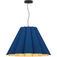 Bruck Lighting WEPLOR/80/BLU/ASH Lora 32 inch Blue Pendant Ceiling Light in Blue/Ash, WEP Collection photo thumbnail
