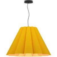 Bruck Lighting WEPLOR/80/YLW/ASH Lora 32 inch Yellow Pendant Ceiling Light in Yellow/Ash, WEP Collection thumb