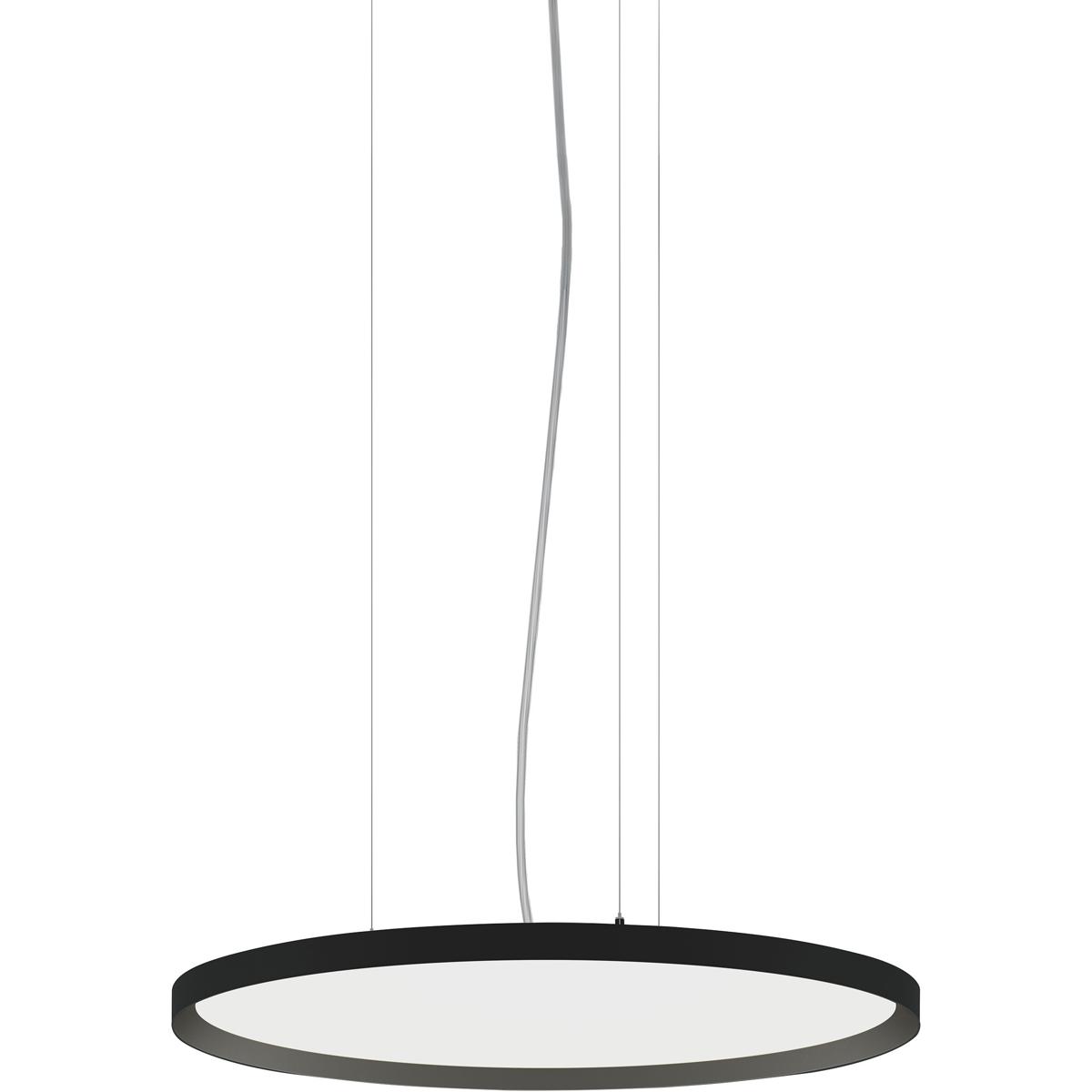 Bruck Lighting BINAP-RD-24-D-BK Bina LED 24 inch Black Pendant Ceiling Light