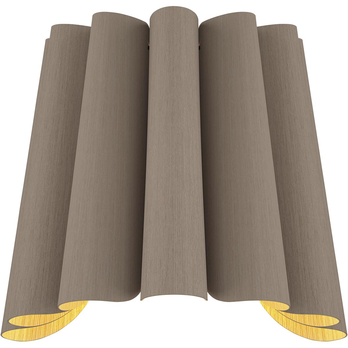 Bruck Lighting WEP/REN/35/LE26/W/GYO/ASH Renata 13.75 inch Grey Oak Wall Sconce Wall Light