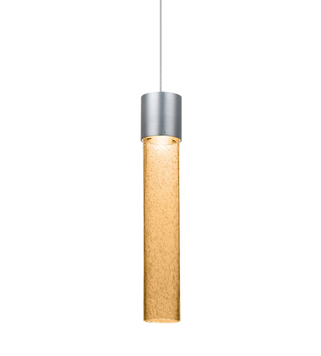 bubble glass pendant light brushed nickel