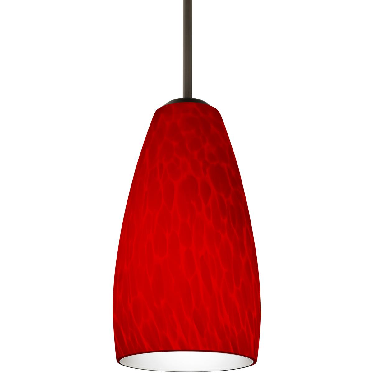Besa Lighting 1BT-1509RC-BR Chrissy 1 Light Bronze Cord Pendant Ceiling Light