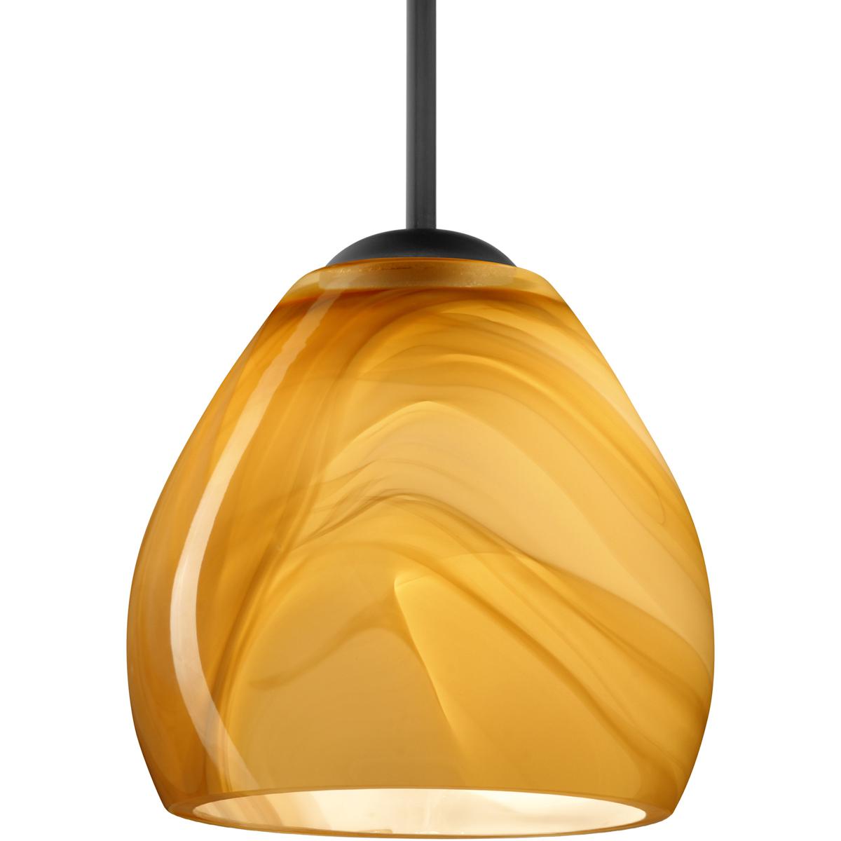 Besa Lighting 1BT-4122HN-LED-BK Bolla LED Black Cord Pendant Ceiling Light