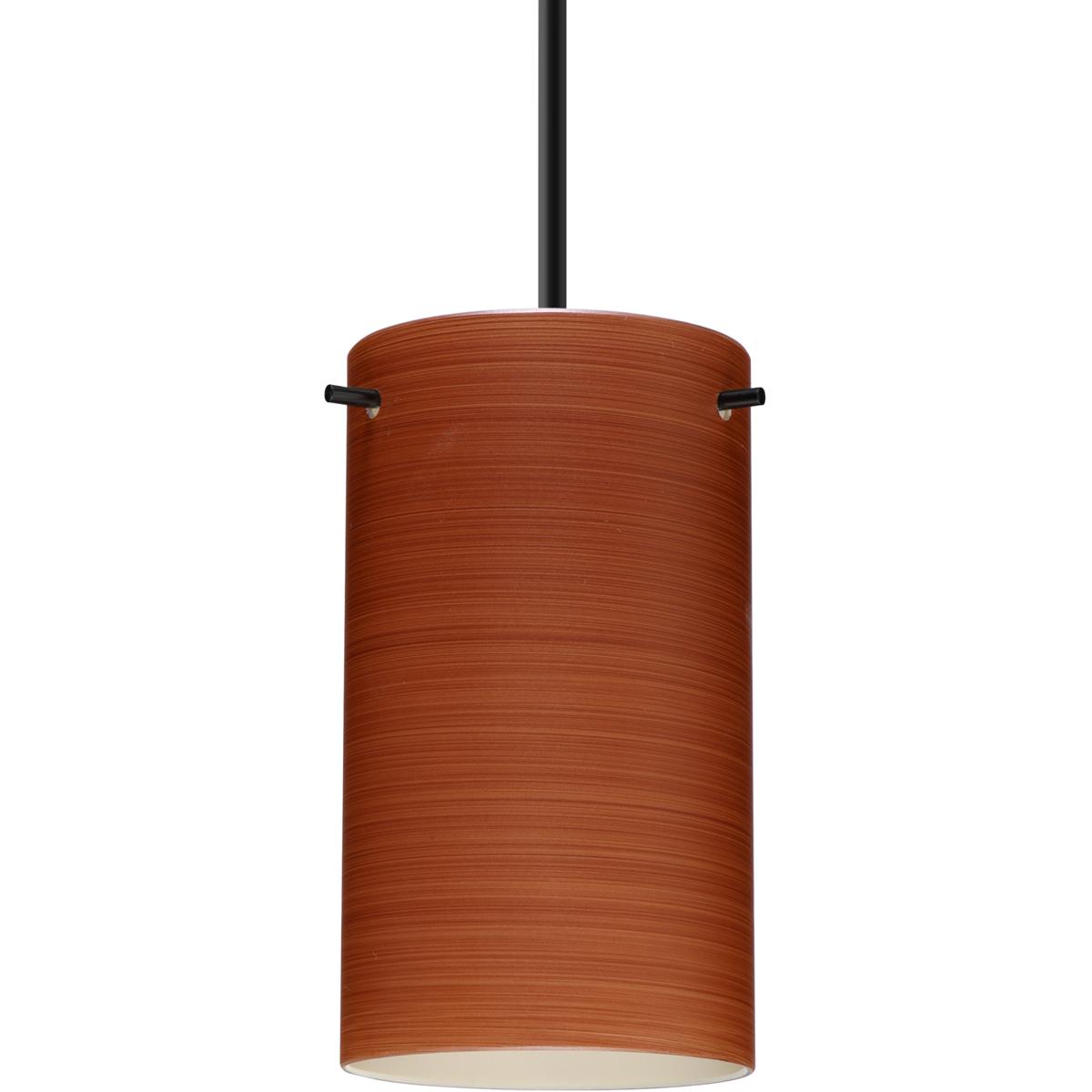 Besa Lighting 1BT-4404CH-LED-BK Stilo 7 LED Black Cord Pendant Ceiling Light