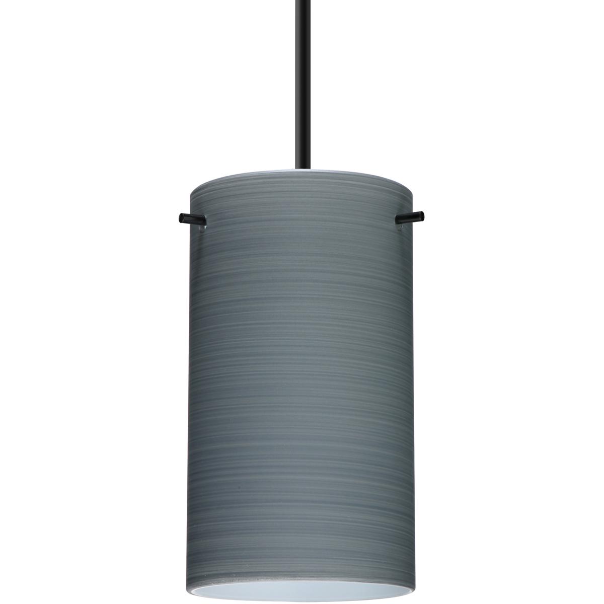 Besa Lighting 1BT-4404TN-LED-BK Stilo 7 LED Black Cord Pendant Ceiling Light