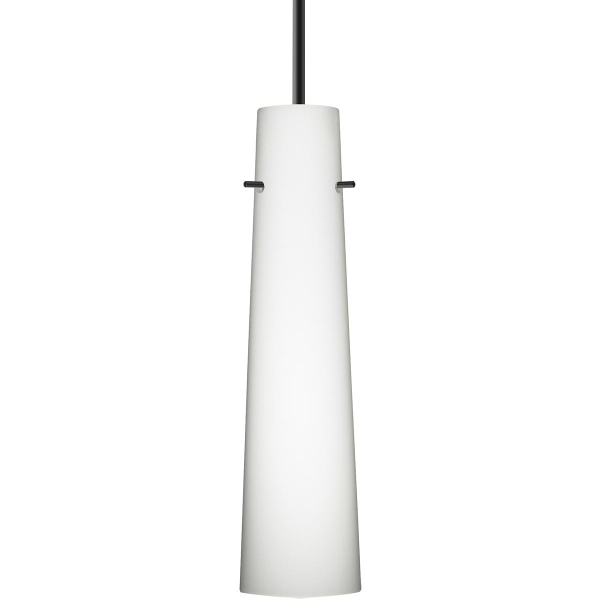 Besa Lighting 1BT-567407-BK Camino 1 Light Black Cord Pendant Ceiling Light