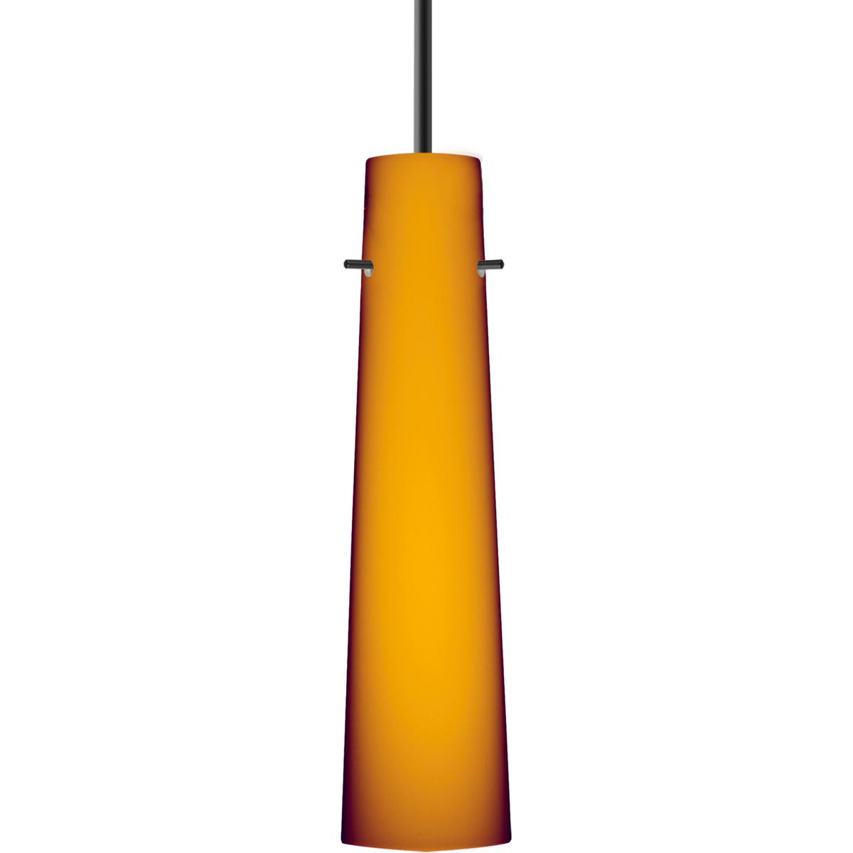 Besa Lighting 1BT-567480-BK Camino 1 Light Black Cord Pendant Ceiling Light