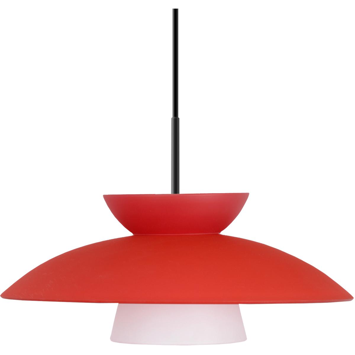 Besa Lighting 1JT-451331-BK Trilo 15 1 Light Black Cord Pendant Ceiling Light