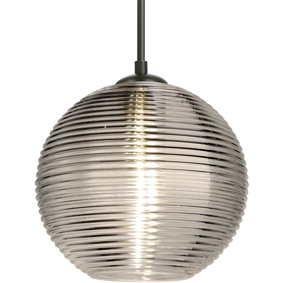 Besa Lighting 1JT-461602-BK Kristall 8 1 Light Black Cord Pendant Ceiling Light