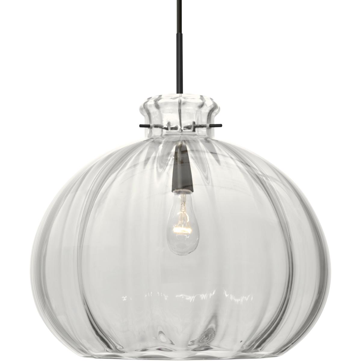 Besa Lighting 1JT-464588-BK Pinta 12 1 Light Black Cord Pendant Ceiling Light