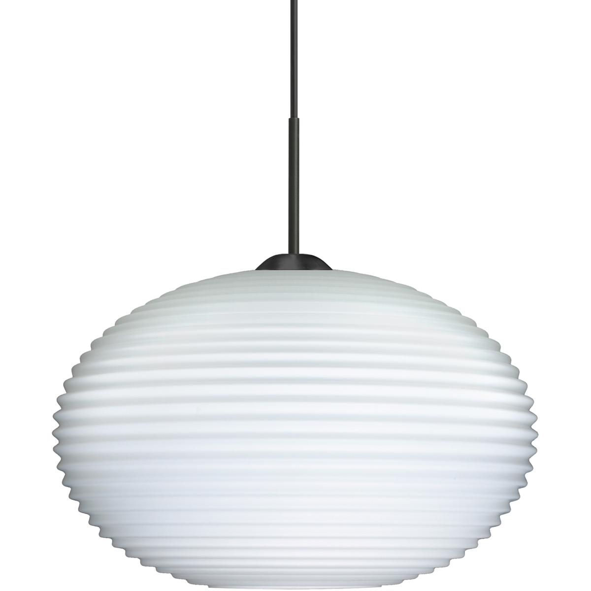 Besa Lighting 1JT-491207-LED-BK Pape 10 LED Black Cord Pendant Ceiling Light