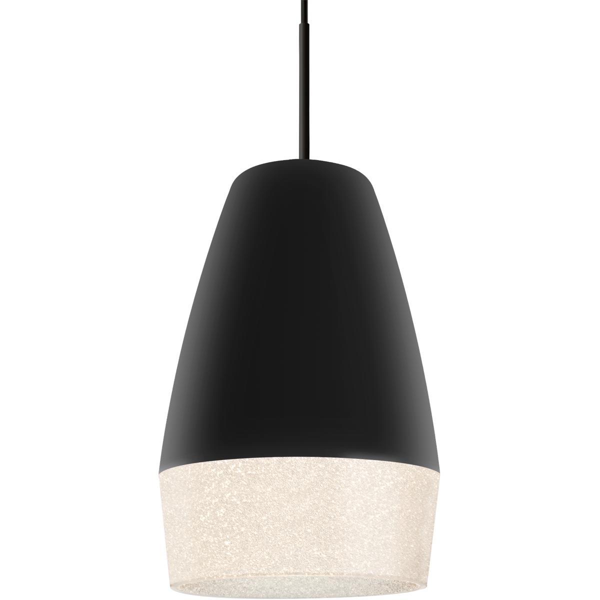 Besa Lighting 1JT-ABU12BK-LED-BK Abu 12 LED Black Cord Pendant Ceiling Light