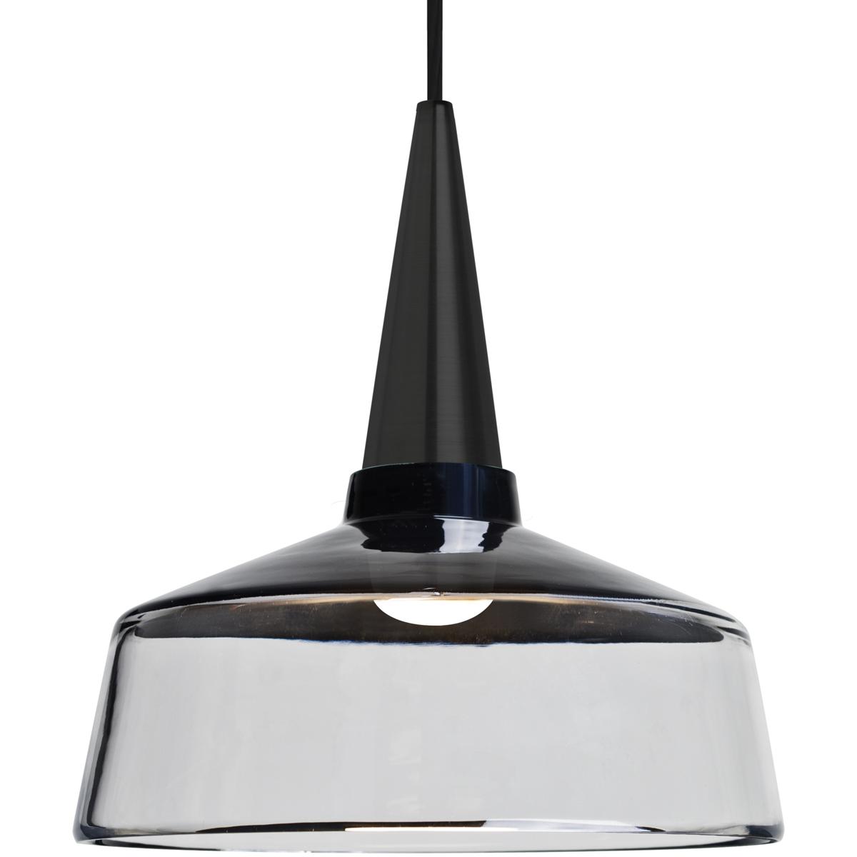 Besa Lighting 1JT-BARON10BK-BK Baron 10 1 Light Black Cord Pendant Ceiling Light