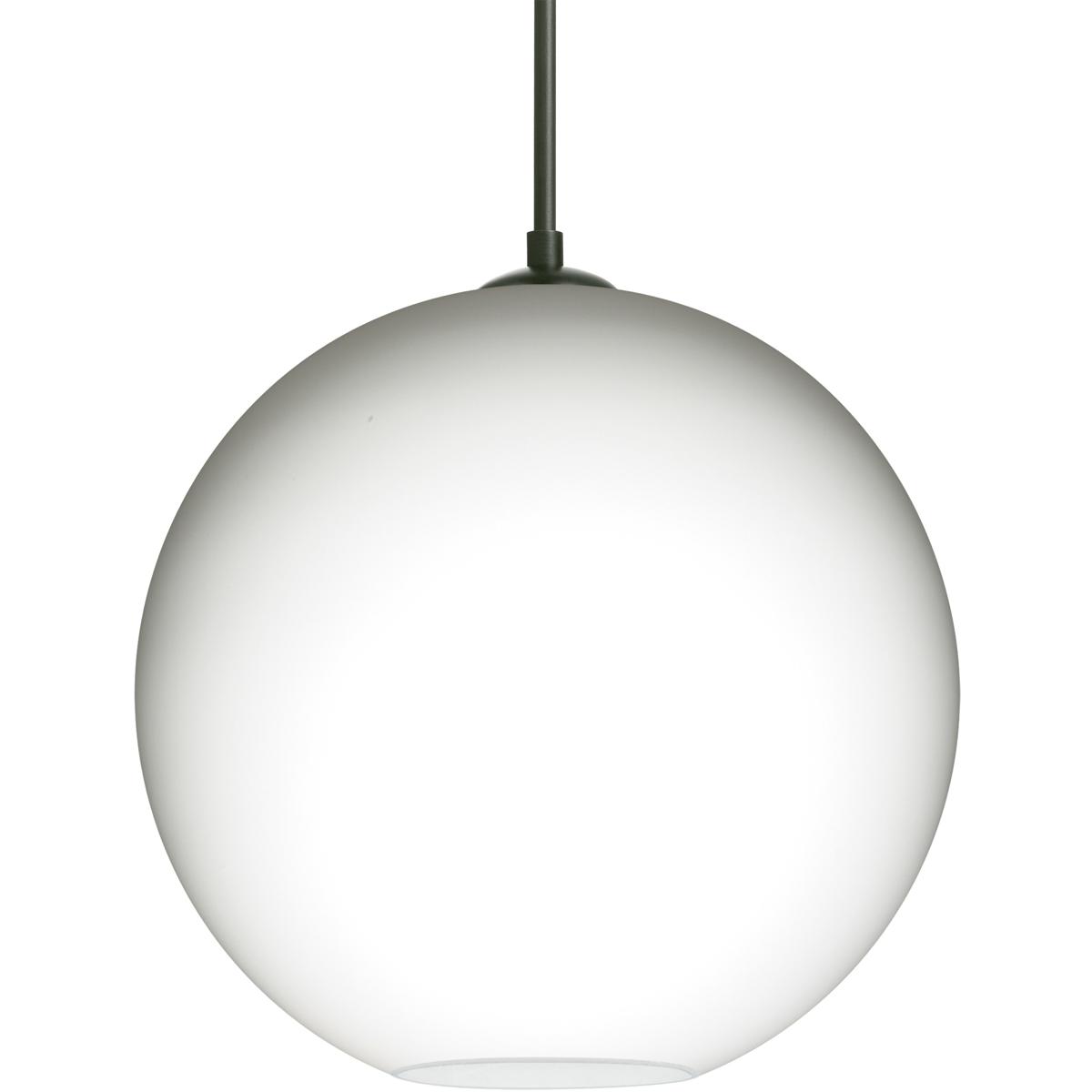 Besa Lighting 1JT-COCO1207-BK Coco 12 1 Light Black Cord Pendant Ceiling Light