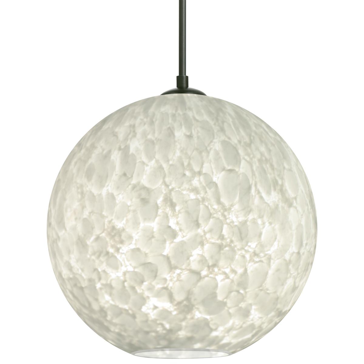 Besa Lighting 1JT-COCO1219-BK Coco 12 1 Light Black Cord Pendant Ceiling Light