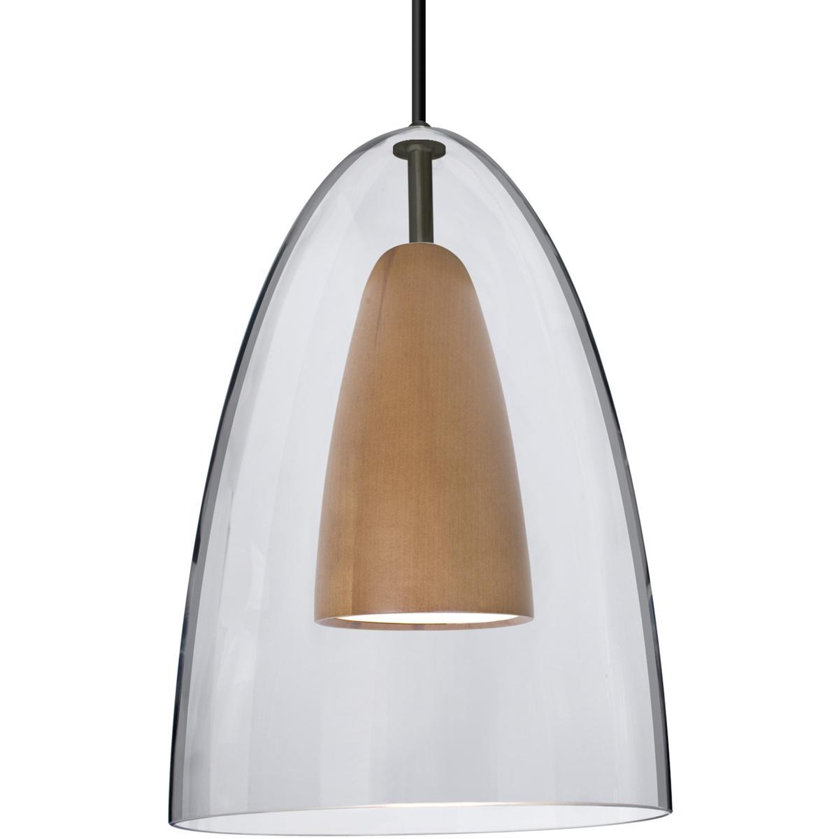 Besa Lighting 1JT-DANOCLMD-LED-BK Dano LED Black Cord Pendant Ceiling Light