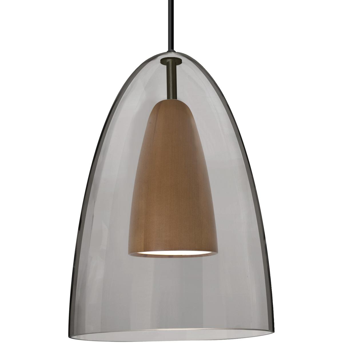 Besa Lighting 1JT-DANOSMMD-LED-BK Dano LED Black Cord Pendant Ceiling Light