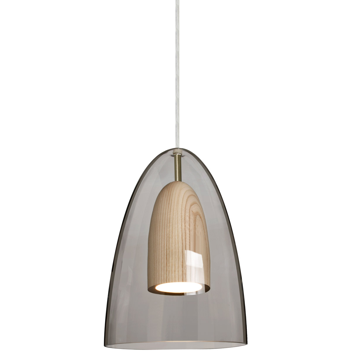 Besa Lighting 1JT-DANOSMNA-LED-SN Dano LED Satin Nickel Pendant Ceiling Light