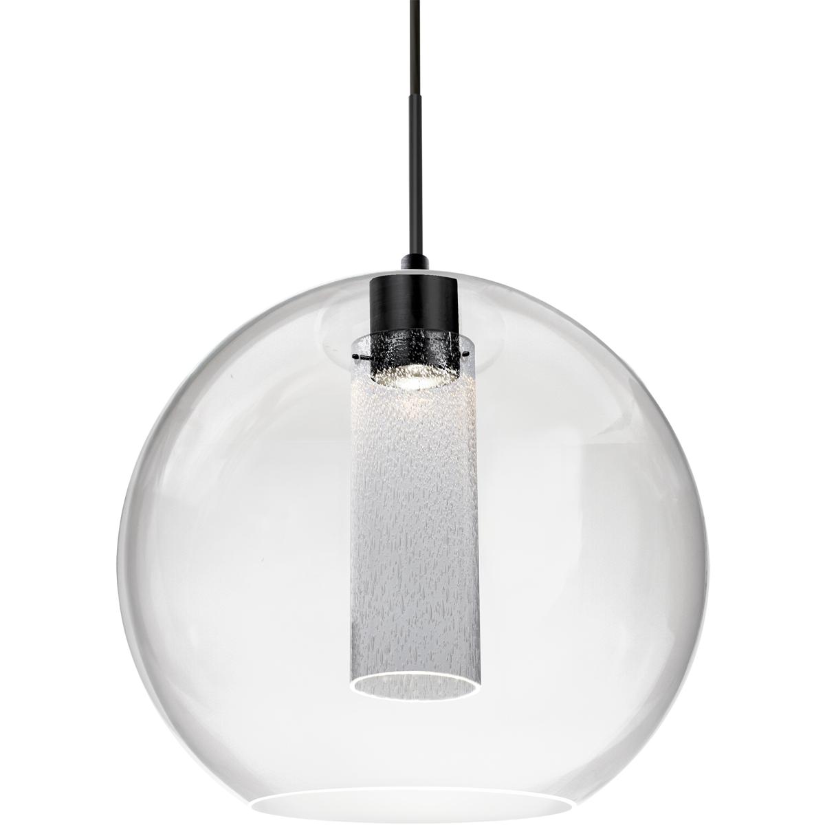 Besa Lighting 1JT-ELICL-LED-BK Eli LED Black Cord Pendant Ceiling Light