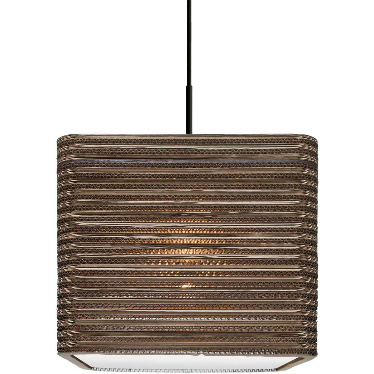 Besa Lighting 1JT-KIRK12-LED-BK Kirk 12 LED Black Cord Pendant Ceiling Light