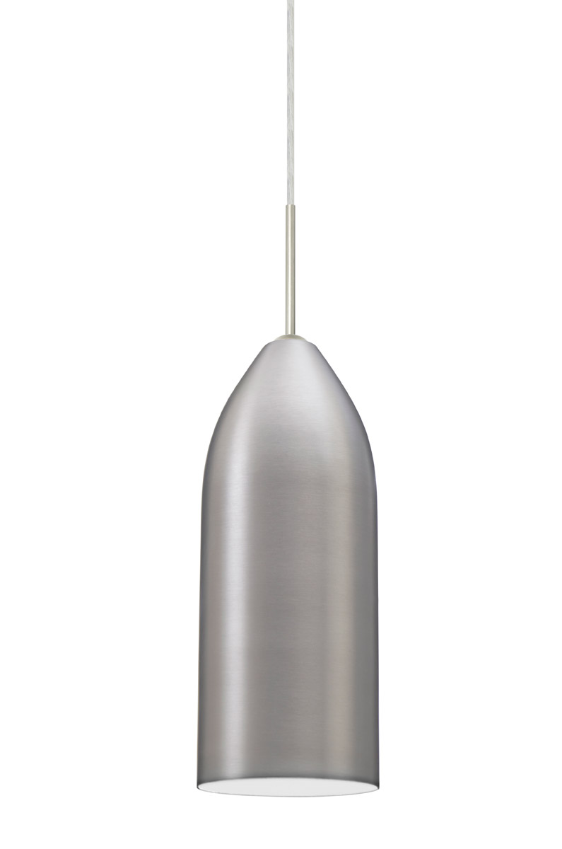 Besa Lighting 1JT-LINDWH-LED-SN Lindy LED Satin Nickel Pendant Ceiling Light