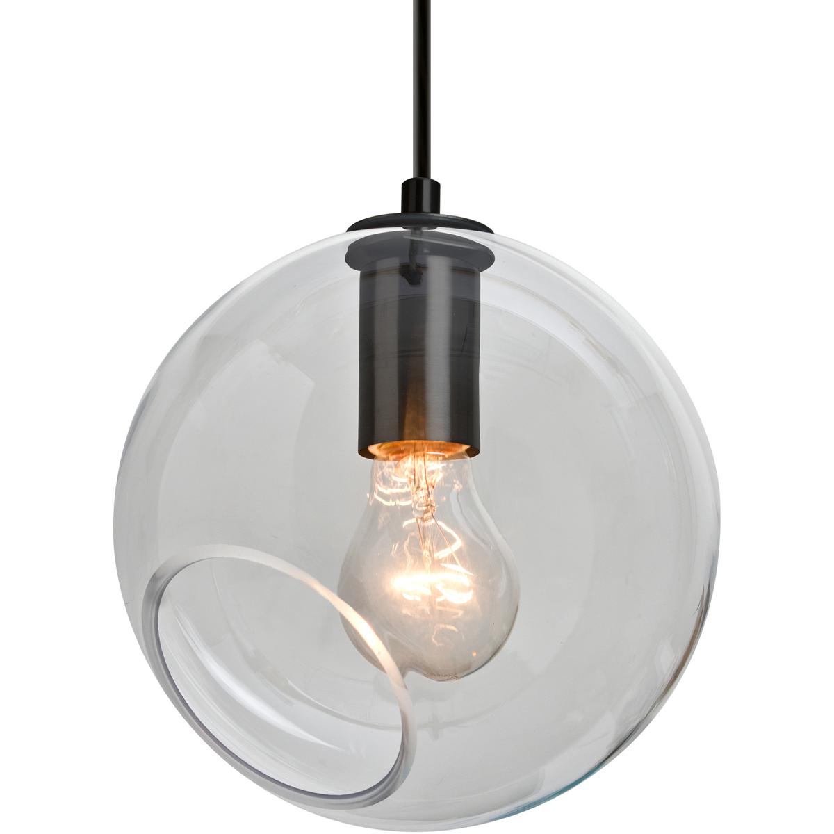 Besa Lighting 1JT-MAESTRO8CL-BK Maestro 8 1 Light Black Cord Pendant Ceiling Light