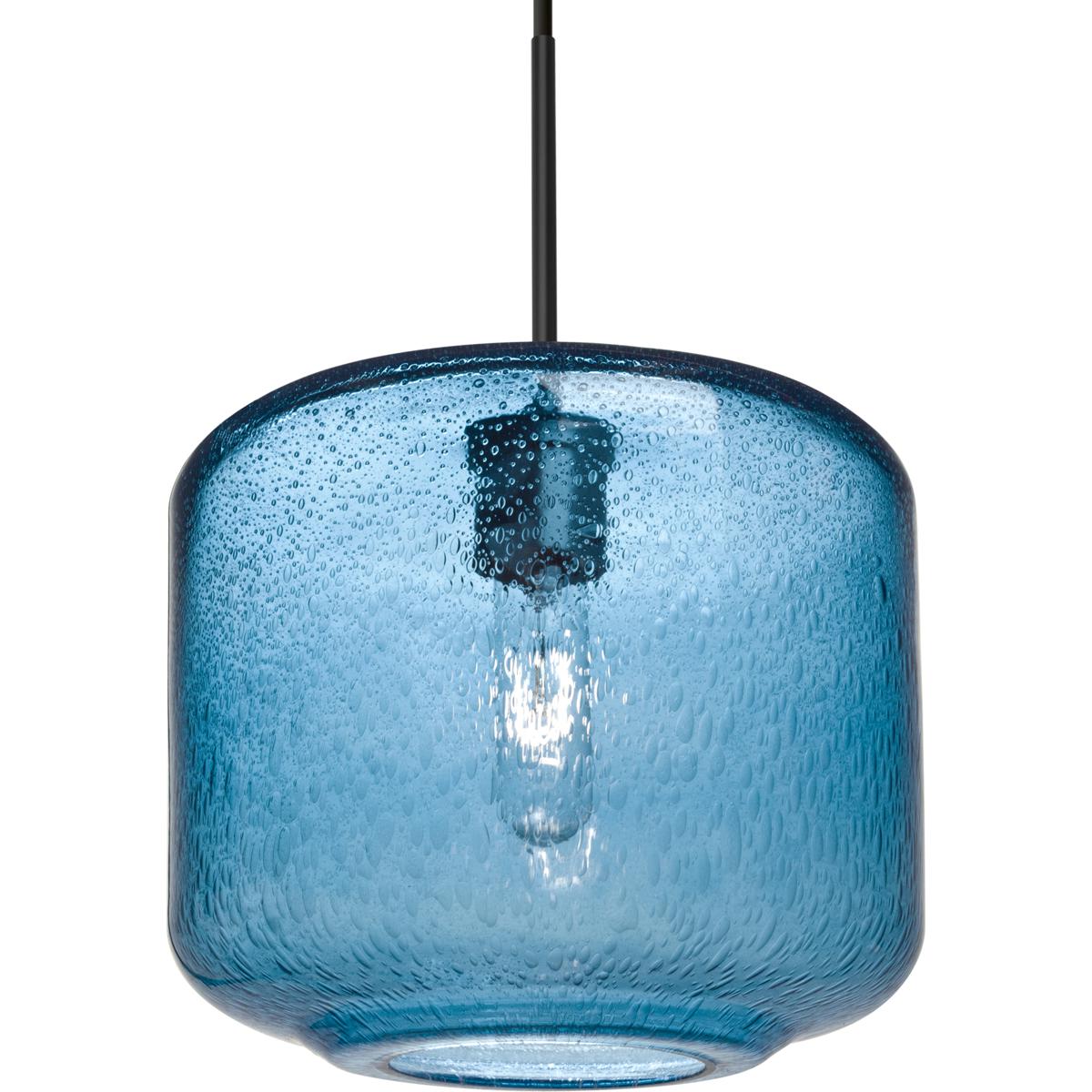 Besa Lighting 1JT-NILES10BL-BK Niles 10 1 Light Black Cord Pendant Ceiling Light