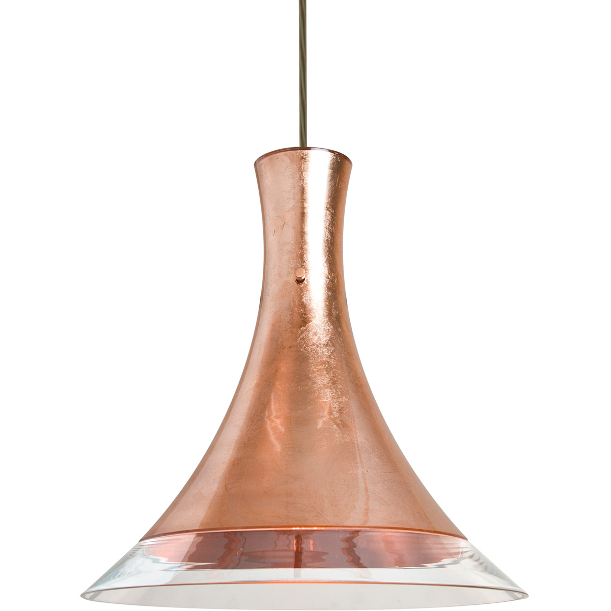 Besa Lighting 1JT-RIOCF-LED-BR Rio 1 Light Bronze Pendant Ceiling Light