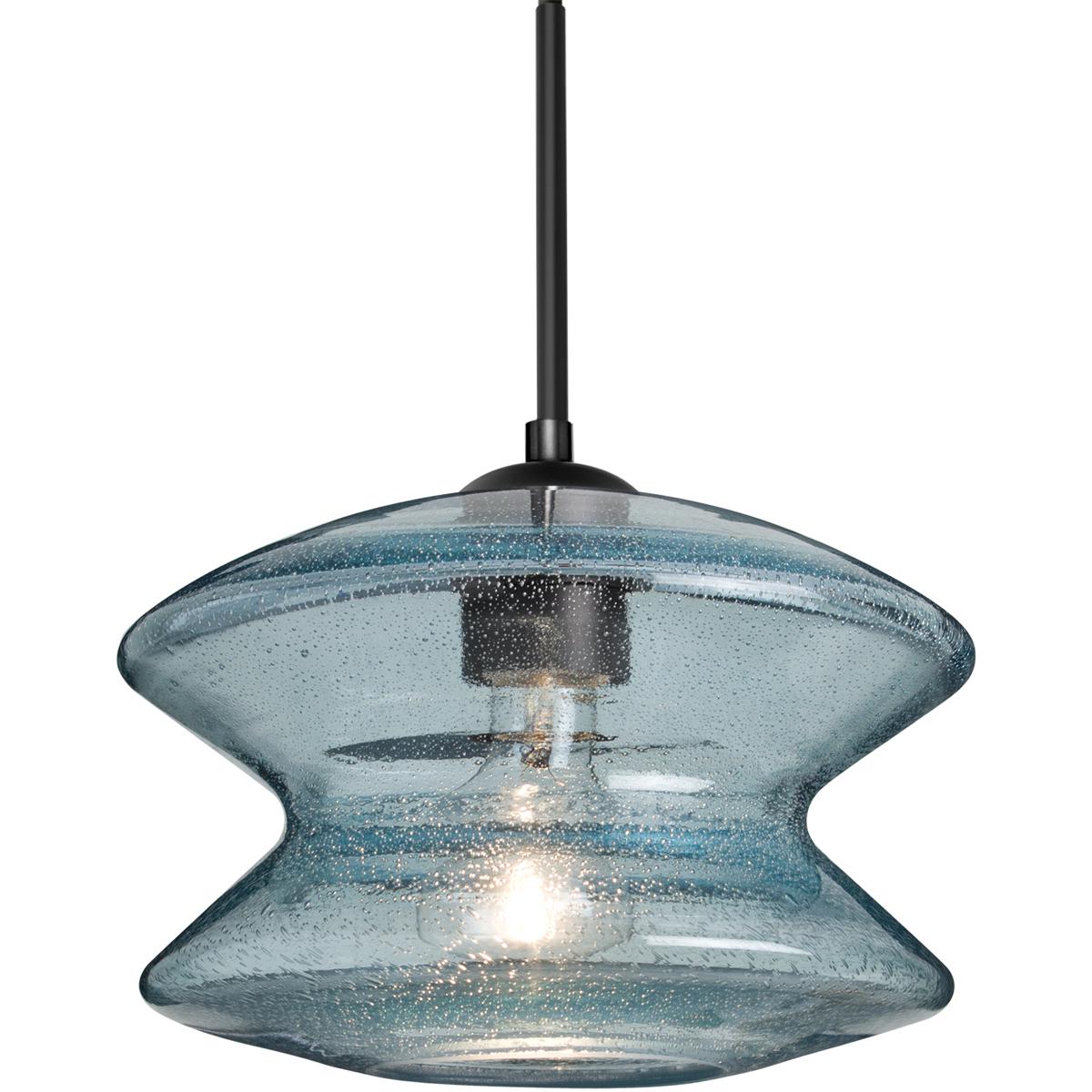 Besa Lighting 1JT-ZENBL-BK Zen 1 Light Black Cord Pendant Ceiling Light