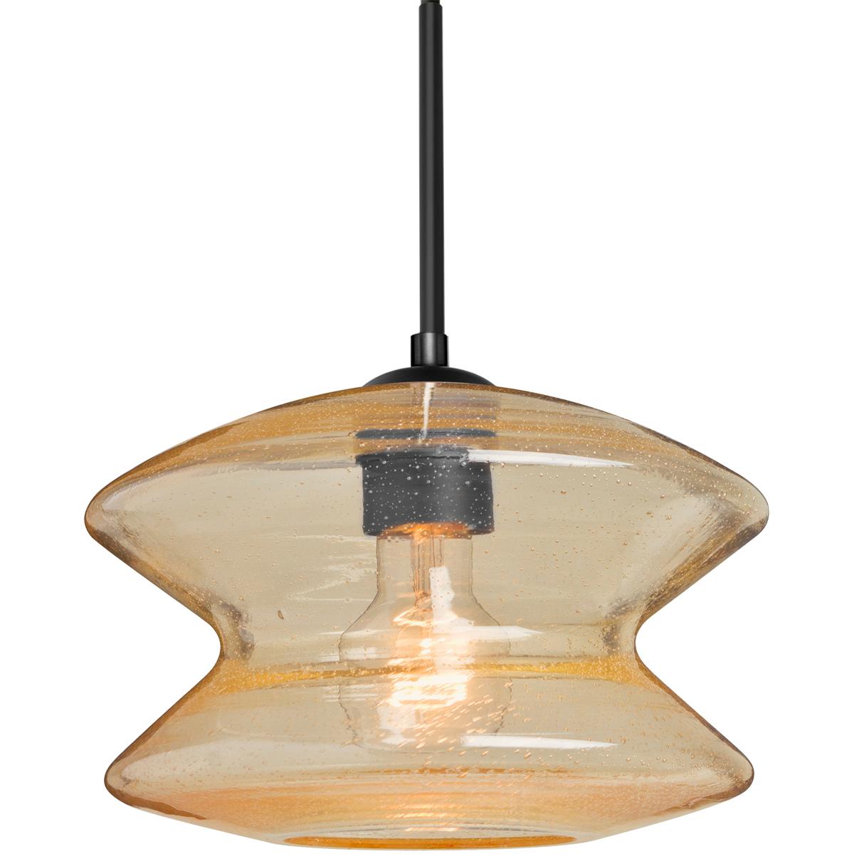 Besa Lighting 1JT-ZENGD-BK Zen 1 Light Black Cord Pendant Ceiling Light