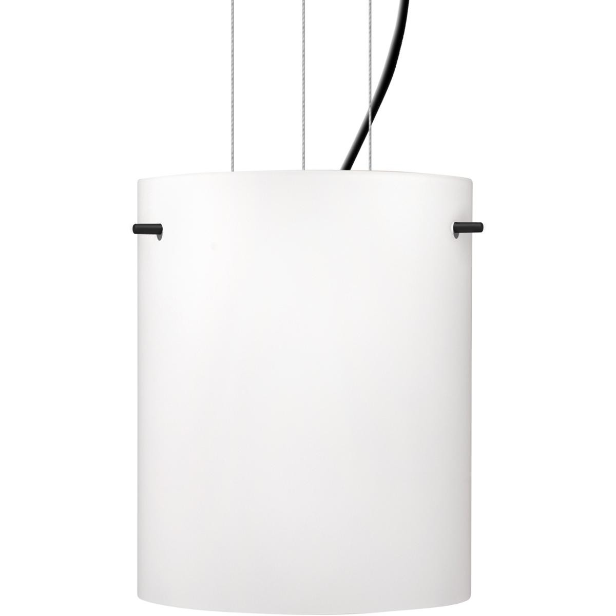 Besa Lighting 1KG-400607-LED-BK Tamburo 8 LED Black Cable Pendant Ceiling Light