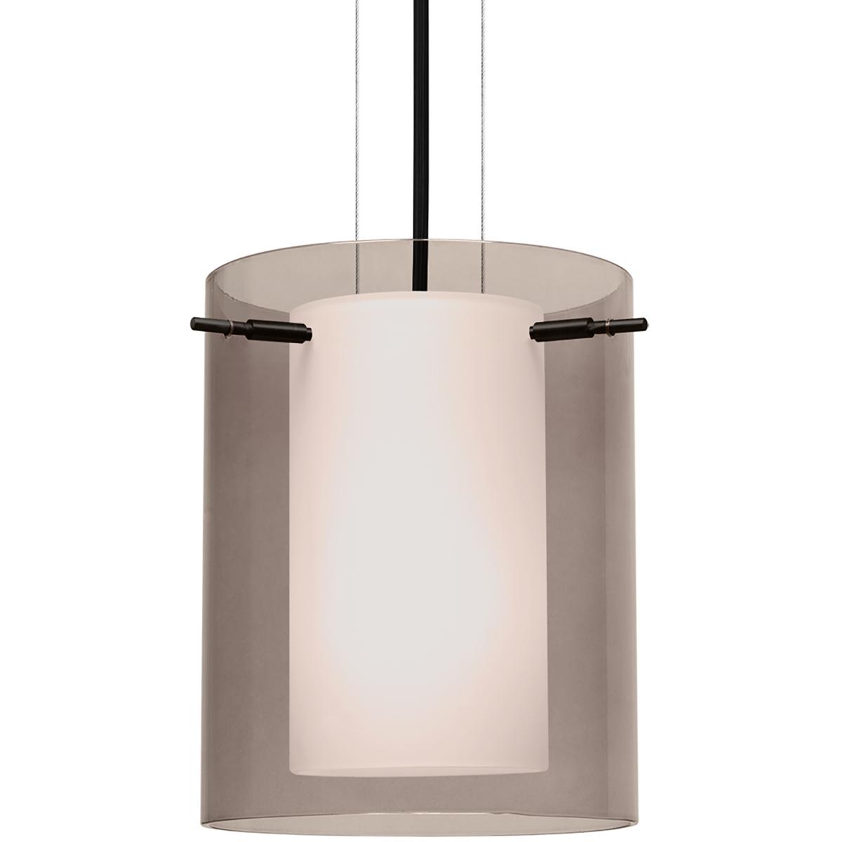 Besa Lighting 1KG-S00607-LED-BK Pahu 8 LED Black Cable Pendant Ceiling Light