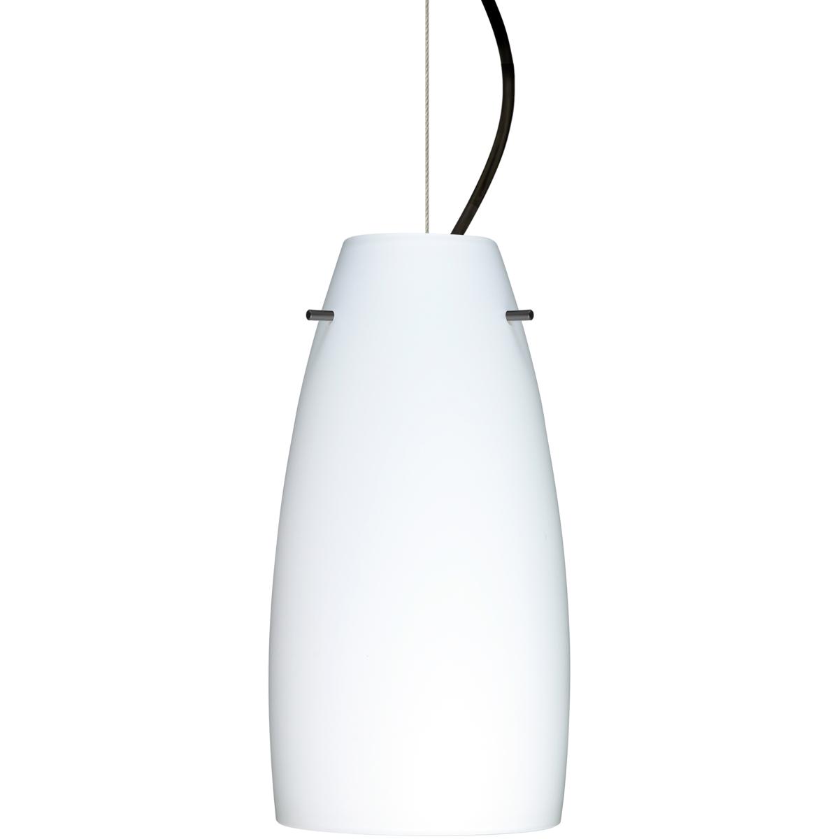 Besa Lighting 1KX-151207-BK Tao 10 1 Light Black Cord Pendant Ceiling Light