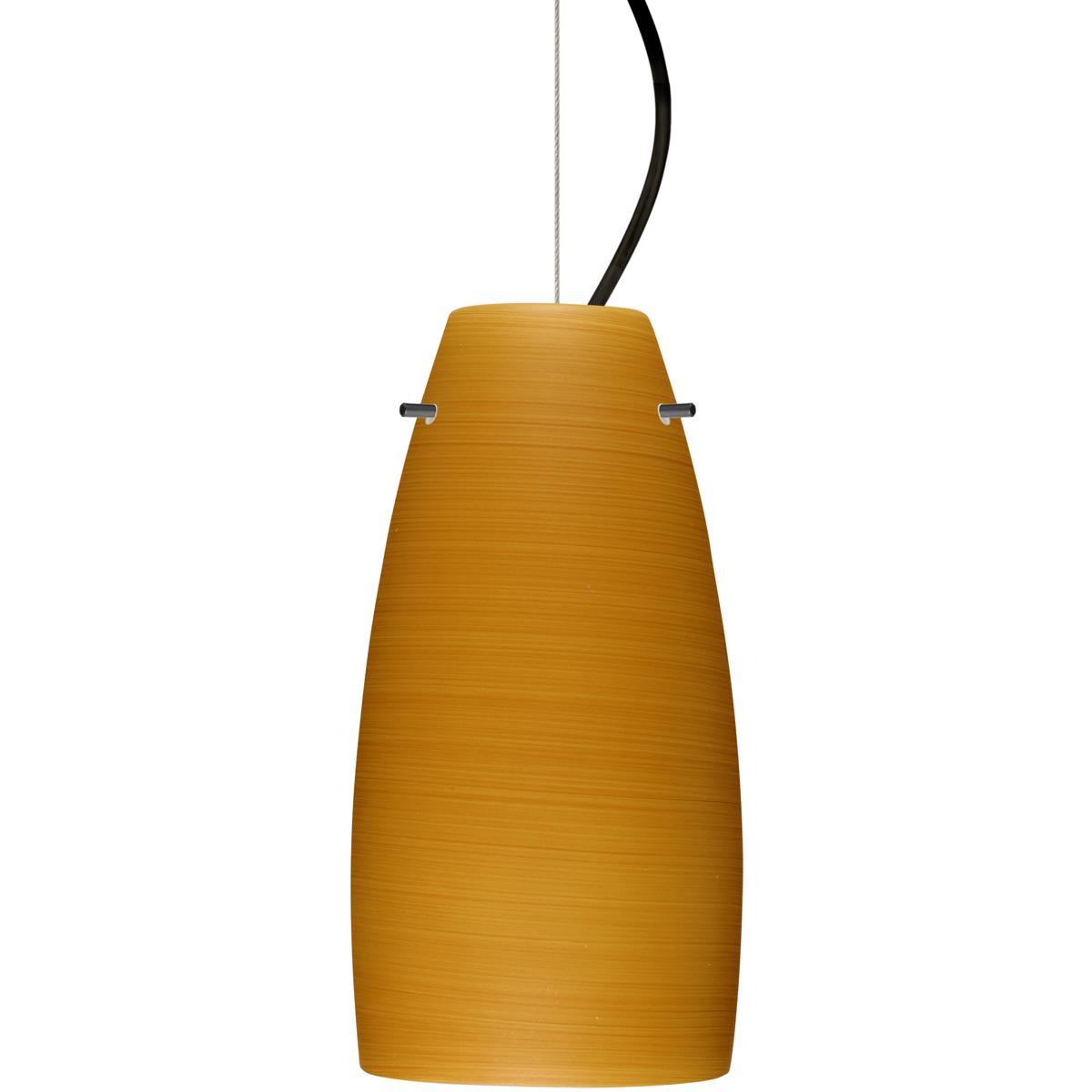 Besa Lighting 1KX-1512OK-LED-BK Tao 10 LED Black Cord Pendant Ceiling Light