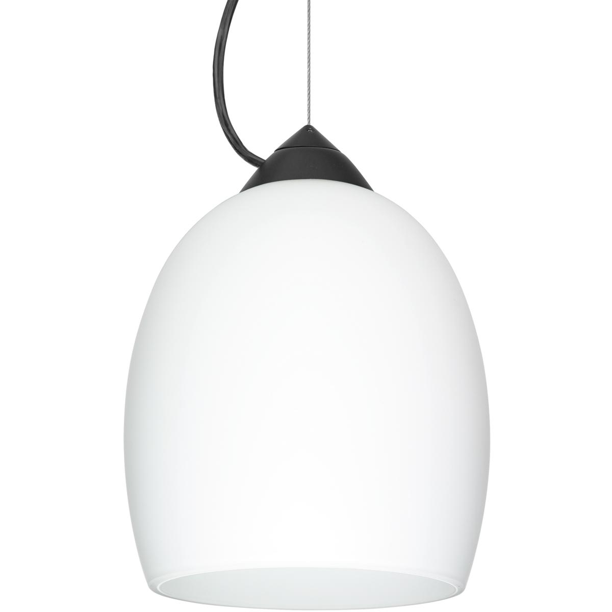 Besa Lighting 1KX-169707-LED-BK Lucia LED Black Cord Pendant Ceiling Light