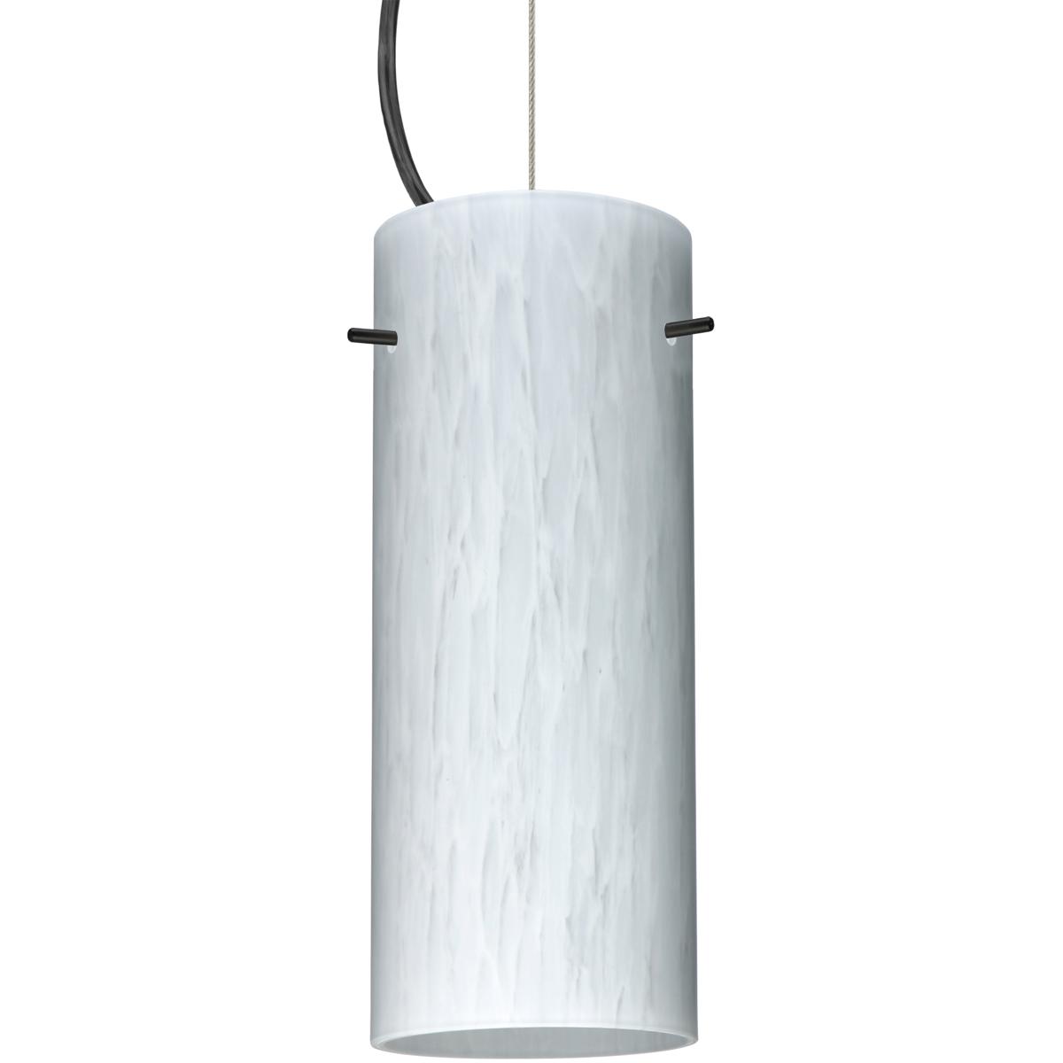 Besa Lighting 1KX-412319-BK Stilo 10 1 Light Black Cord Pendant Ceiling Light