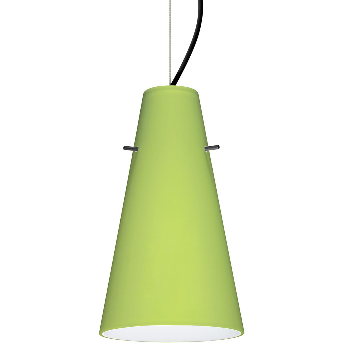 Besa Lighting 1KX-412435-BK Cierro 1 Light Black Cable Pendant Ceiling Light