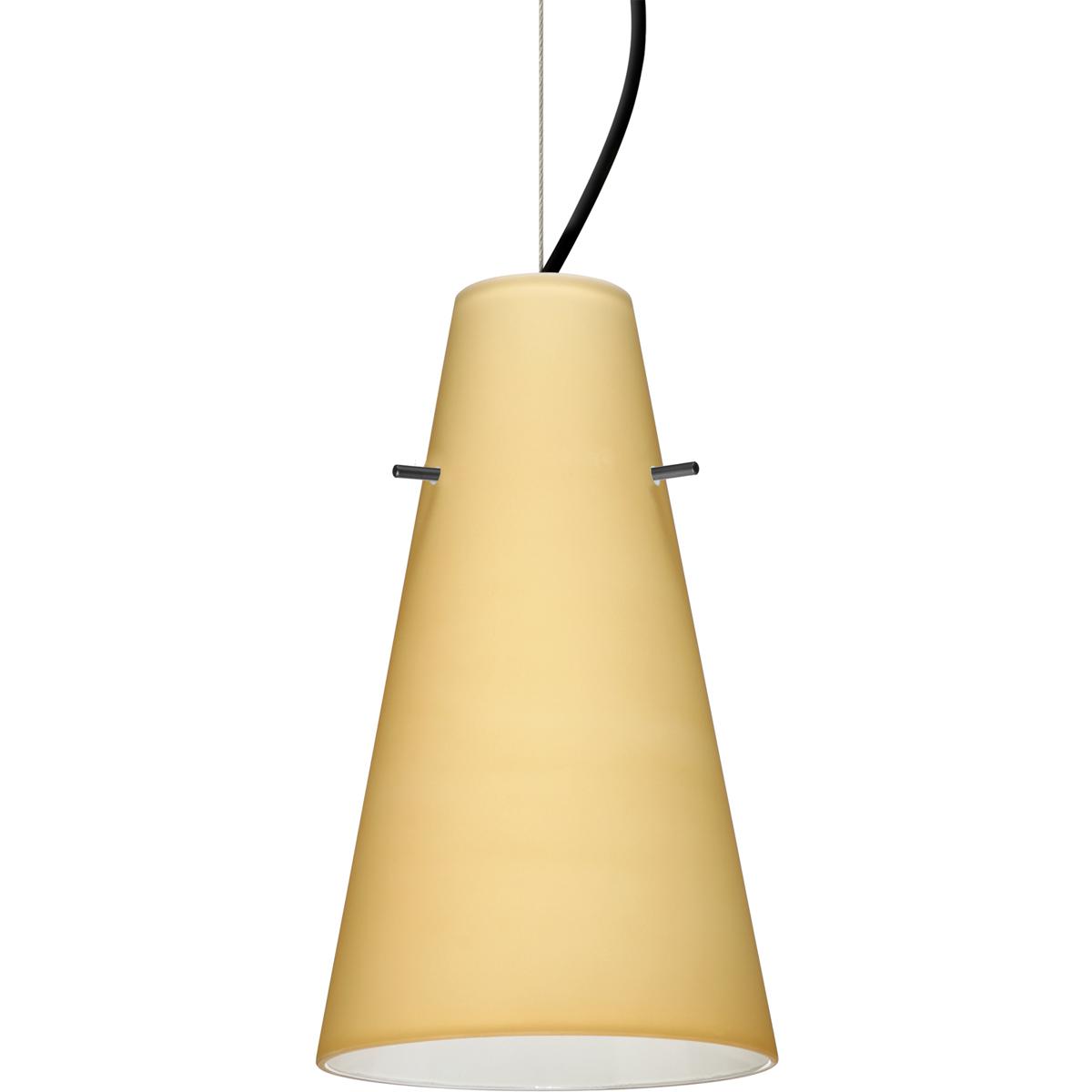 Besa Lighting 1KX-4124VM-LED-BK Cierro LED Black Cable Pendant Ceiling Light