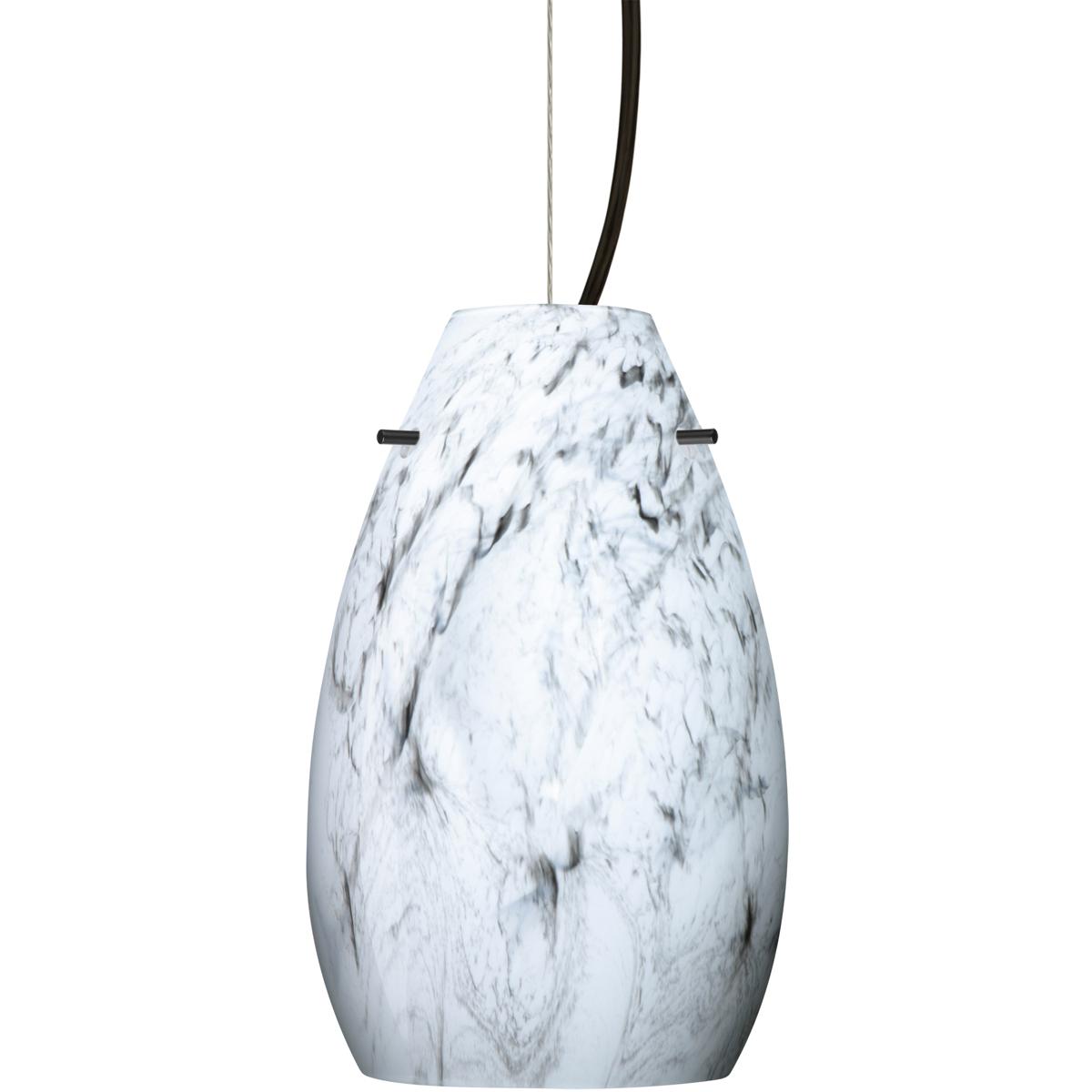 Besa Lighting 1KX-4126MG-LED-BK Pera 9 LED Black Cord Pendant Ceiling Light