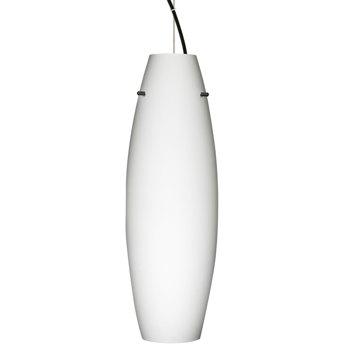 Besa Lighting 1KX-412707-BK Suzi 18 1 Light Black Cord Pendant Ceiling Light