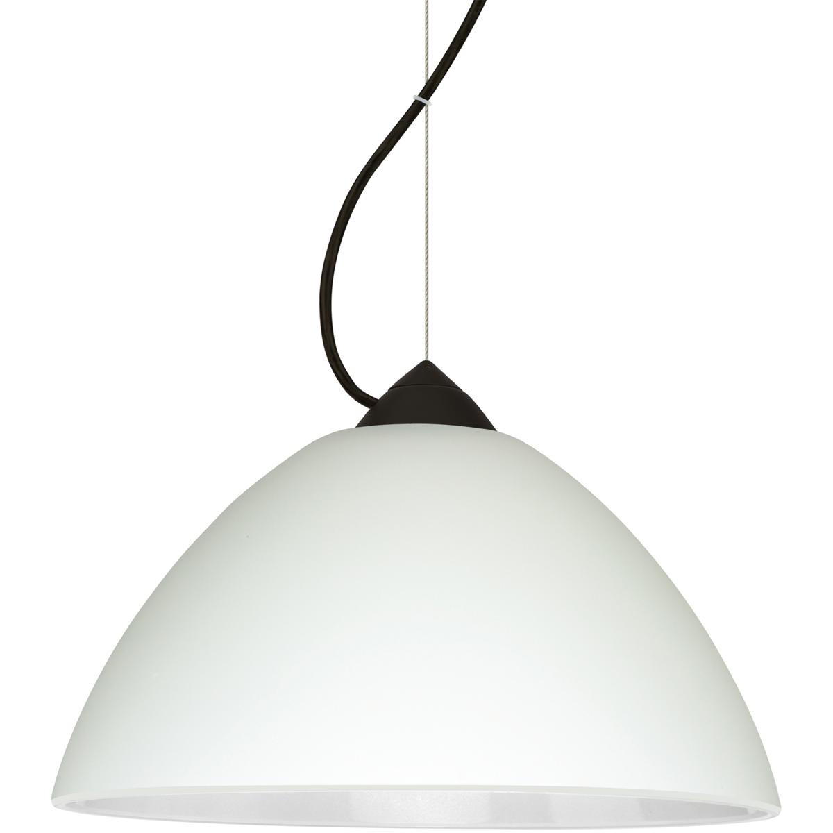 Besa Lighting 1KX-420107-LED-BK Tessa LED Black Cord Pendant Ceiling Light