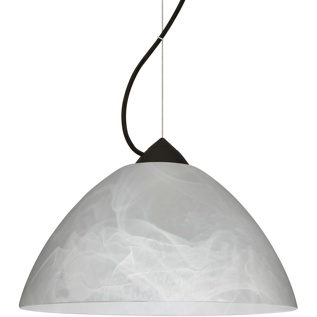 Besa Lighting 1KX-420152-LED-BK Tessa LED Black Cord Pendant Ceiling Light