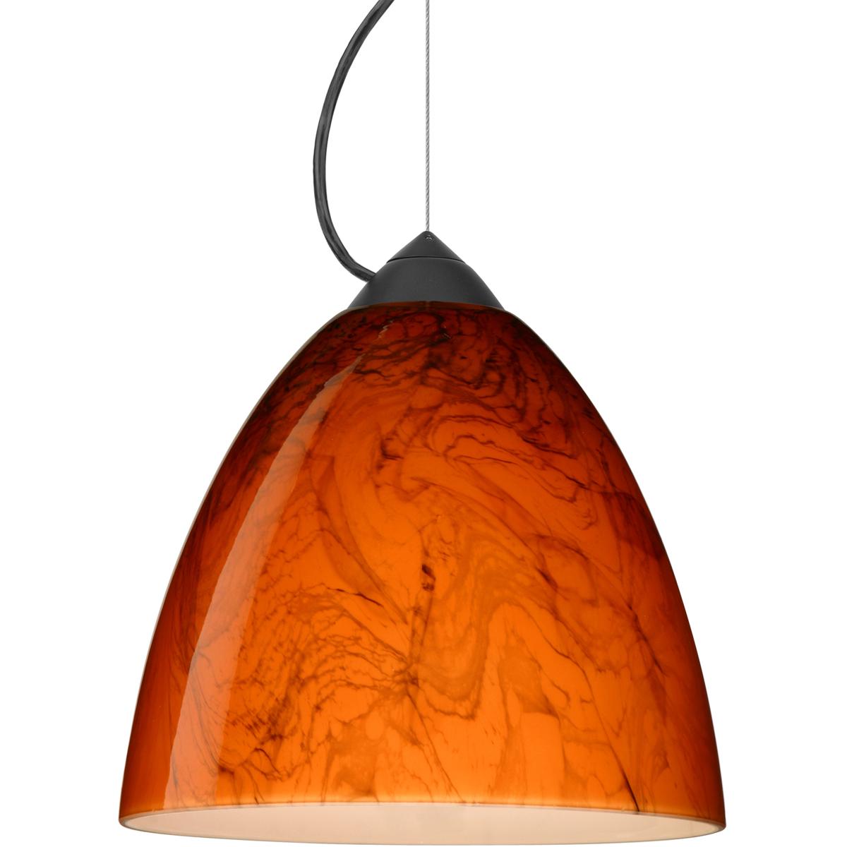 Besa Lighting 1KX-4470HB-LED-BK Vila LED Black Cord Pendant Ceiling Light