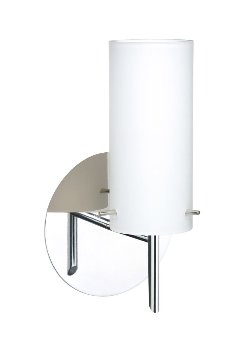 Besa Lighting 1SW-440307-CR Copa 3 1 Light 5 inch Chrome Mini Sconce Wall Light in Halogen