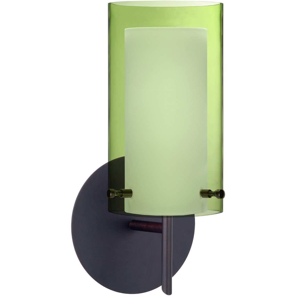 Besa Lighting 1SW-L44007-LED-BR Pahu 4 LED 5 inch Bronze Mini Sconce Wall Light