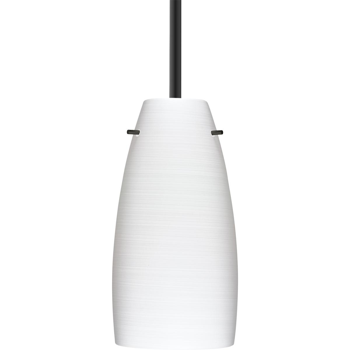 Besa Lighting 1TT-1512KR-BK Tao 10 1 Light Black Stem Pendant Ceiling Light