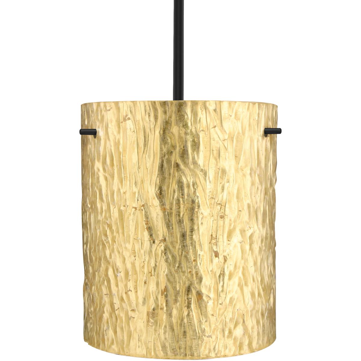 Besa Lighting 1TT-4006GS-LED-BK Tamburo 8 LED Black Stem Pendant Ceiling Light