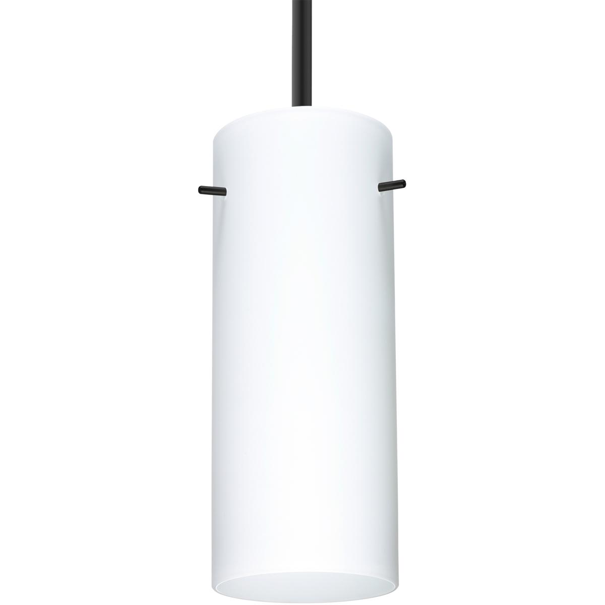 Besa Lighting 1TT-412307-BK Stilo 10 1 Light Black Stem Pendant Ceiling Light